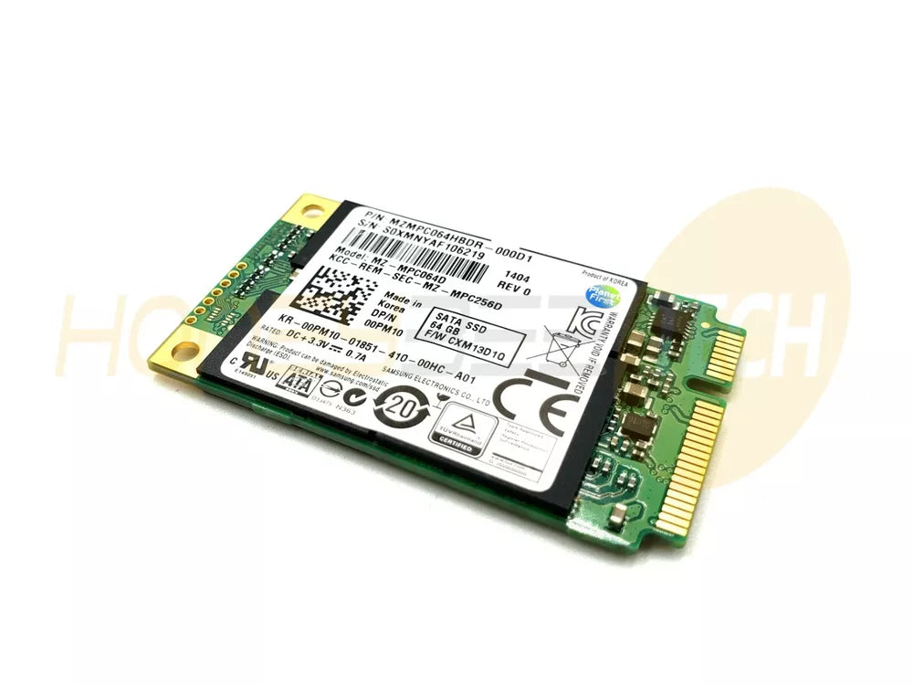 GENUINE DELL 64GB MSATA SSD SOLID STATE DRIVE MINI-PCIE MZ-MPC064D 0PM –  Honeybee-Technologies