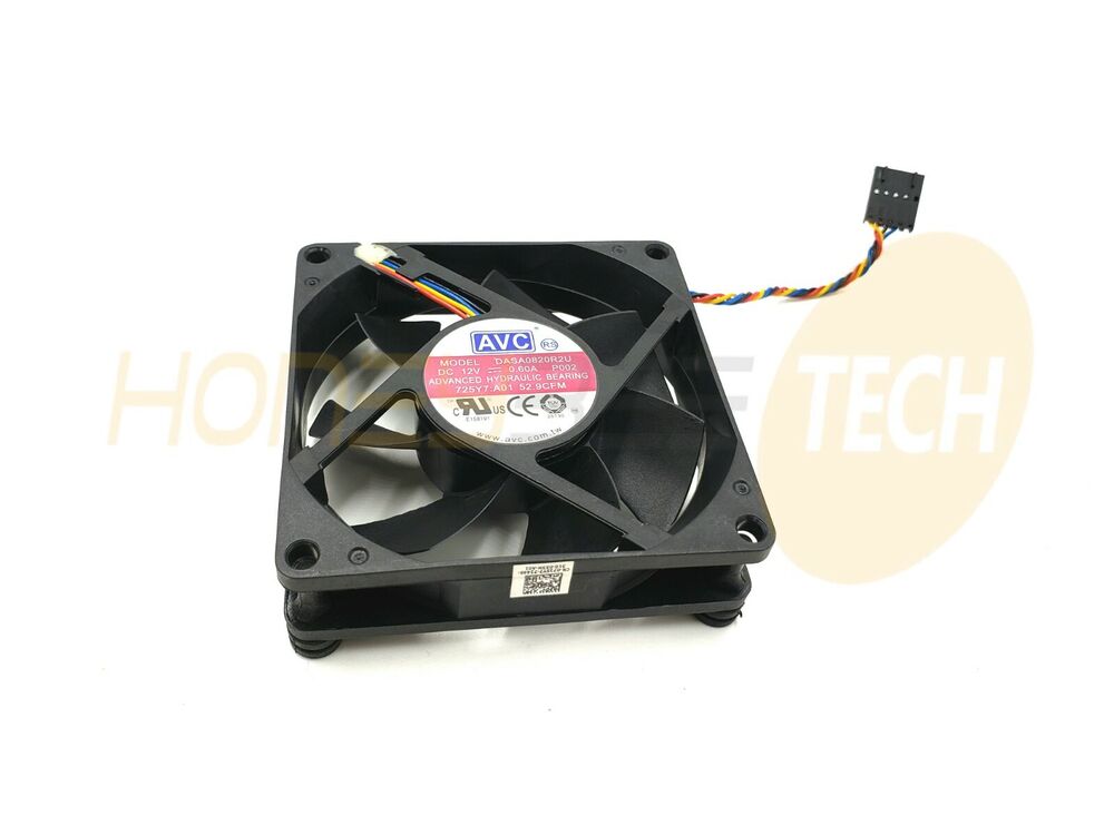 GENUINE DELL 390 790 990 7010 9010 SFF REAR CASE FAN 725Y7 0725Y7 TESTED - Honeybee-Technologies