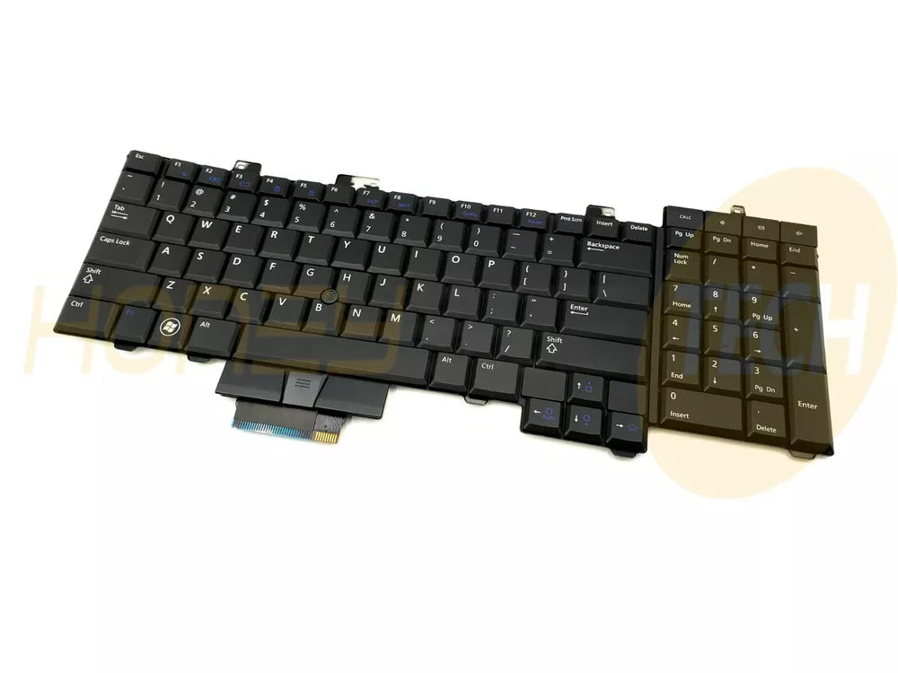 GENUINE DELL PRECISION M6500 LAPTOP 101-KEY KEYBOARD BACKLIT D113R 0D113R TESTED - Honeybee-Technologies