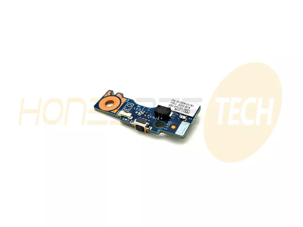 GENUINE LENOVO THINKPAD L390 LAPTOP POWER BUTTON BOARD 02DL914 TESTED - Honeybee-Technologies