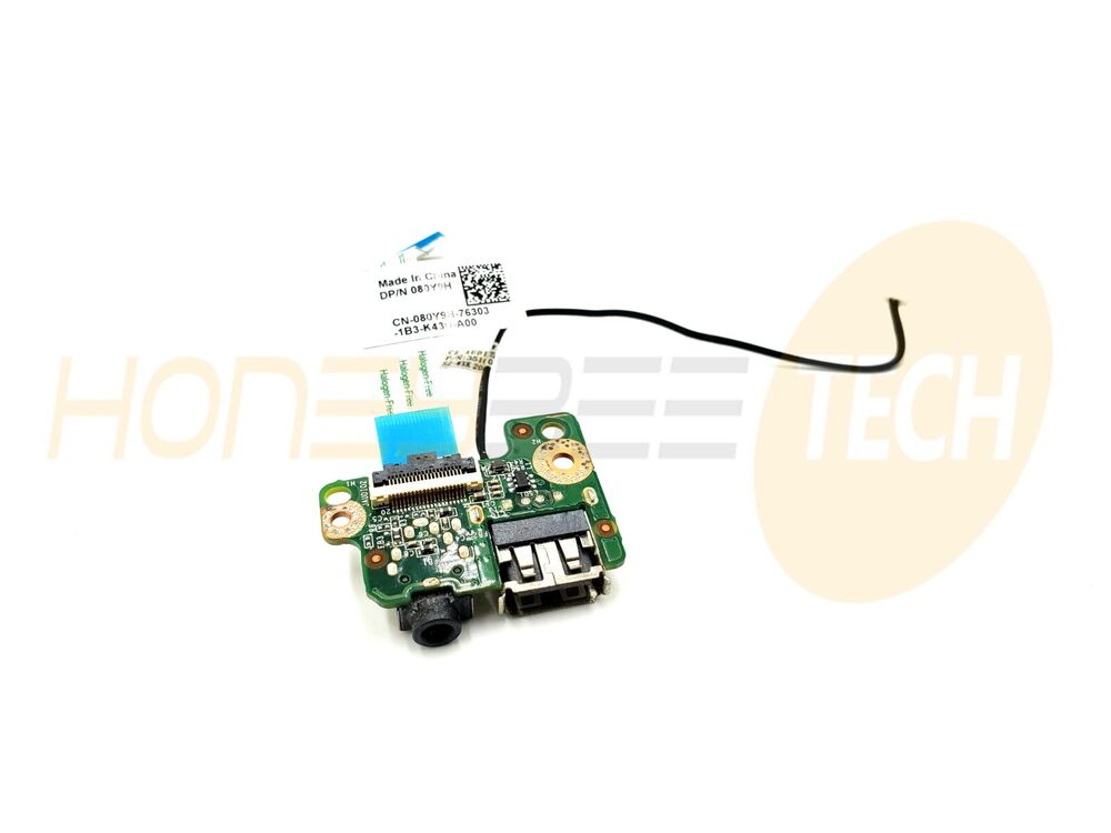 GENUINE DELL LATITUDE E5420 USB/AUDIO PORT I/O BOARD W/CABLE 80Y9H 080Y9H TESTED - Honeybee-Technologies