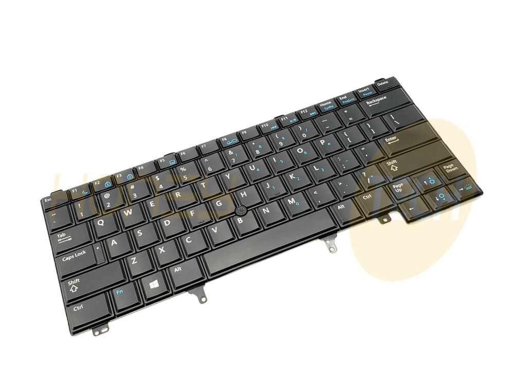 GENUINE DELL LATITUDE E6440 83-KEY LAPTOP KEYBOARD WITH BACKLIGHT 4CTXW GRADE A - Honeybee-Technologies