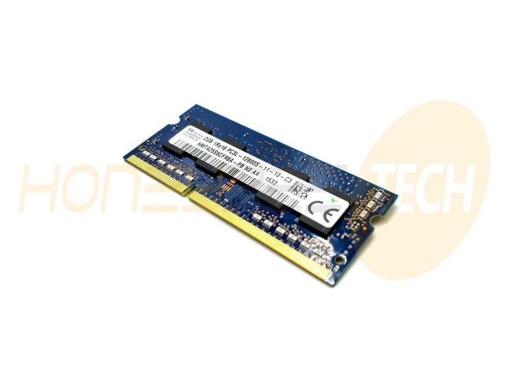 GENUINE HP 2GB 1RX16 PC3L-12800S SODIMM LAPTOP MEMORY RAM 691739-005 TESTED - Honeybee-Technologies