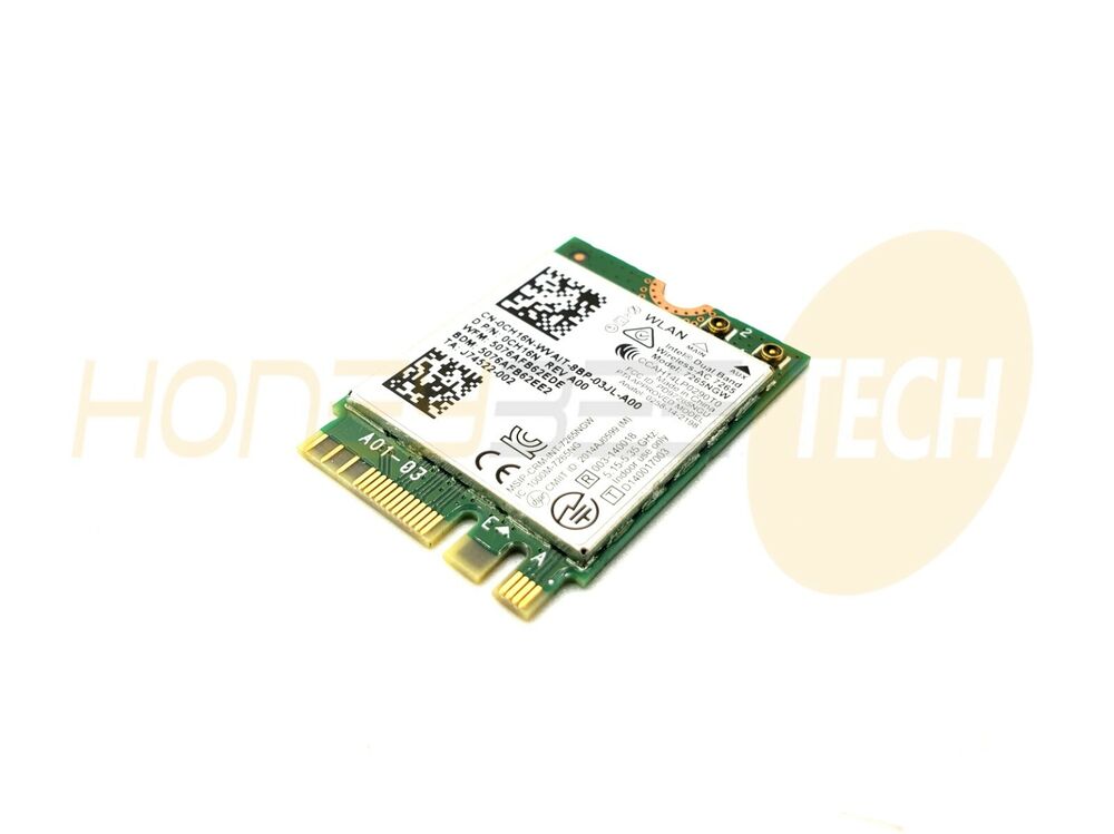 GENUINE DELL CHROMEBOOK 5190 2-in-1 WIRELESS WIFI BLUETOOTH CARD CH16N TESTED - Honeybee-Technologies