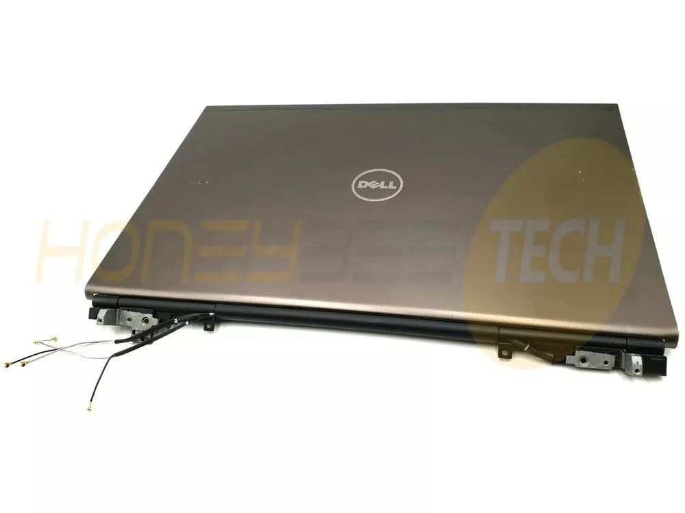 GENUINE DELL PRECISION M4700 LCD BACK COVER LID WITH HINGES A12124 JKKYF GRADE C - Honeybee-Technologies