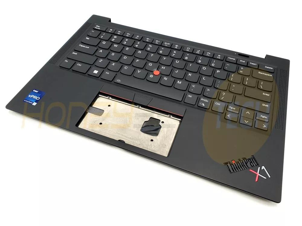 GENUINE LENOVO X1 CARBON G10 PALMREST W/BACKLIT KEYBOARD 5M11K07681 TESTED - Honeybee-Technologies