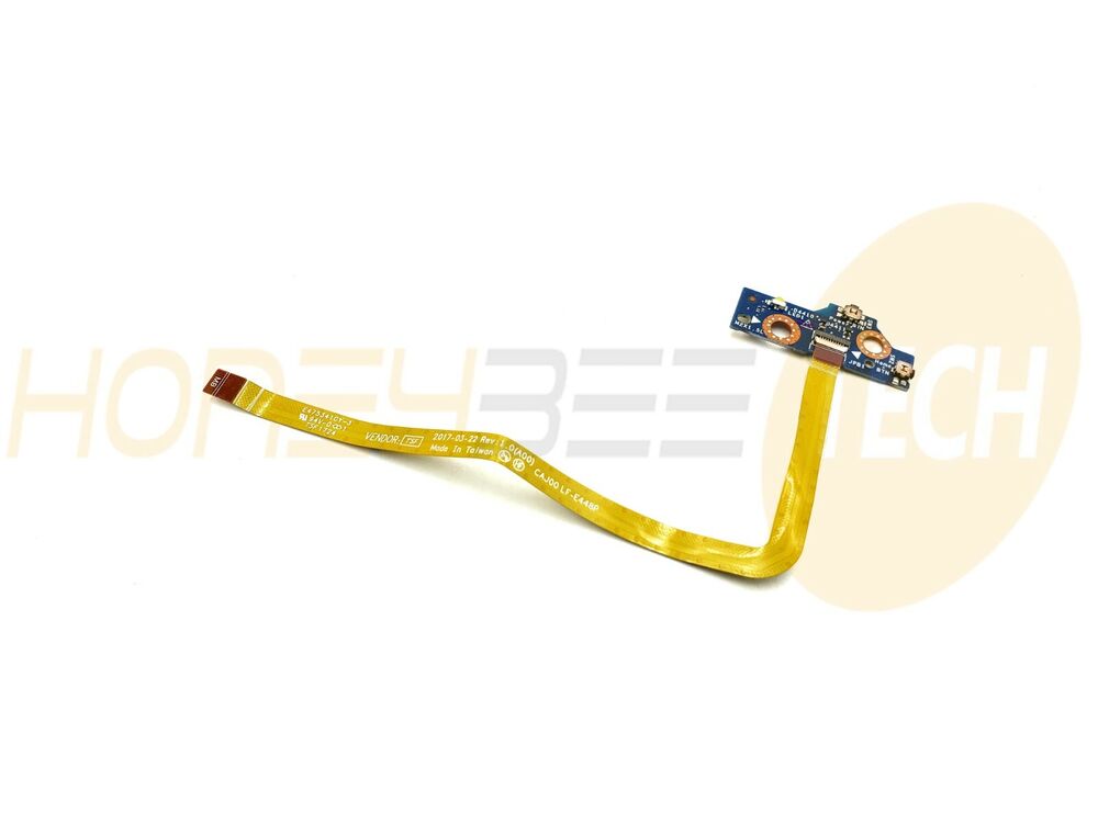 GENUINE DELL LATITUDE 7285 TABLET POWER BUTTON W/CABLE LS-E441P HV1CP TESTED - Honeybee-Technologies