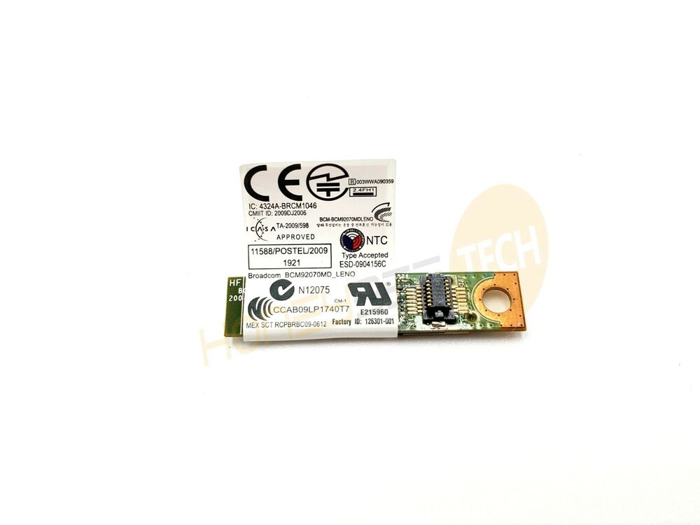 GENUINE LENOVO THINKPAD W510 BLUETOOTH CARD MODULE BOARD 60Y3199 TESTED - Honeybee-Technologies