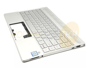 GENUINE HP PAVILION 13-AN0010NR PALMREST ASSEMBLY W/KEYBOARD L37534-001 GRADE A - Honeybee-Technologies