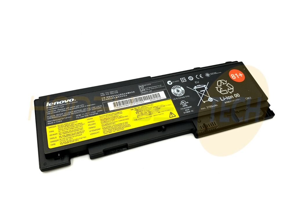 GENUINE LENOVO THINKPAD T430S T430Si T420Si T420S 6CELL BATTERY 45N1143 TESTED - Honeybee-Technologies
