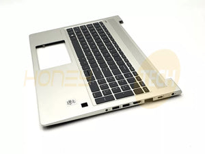 GENUINE HP PROBOOK 450 G7 PALMREST WITH KEYBOARD ASSEMBLY L45090-001 GRADE A - Honeybee-Technologies