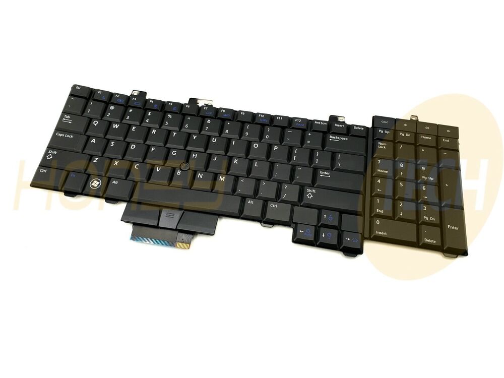 GENUINE DELL PRECISION M6500 LAPTOP 101-KEY KEYBOARD BACKLIT D113R 0D113R TESTED - Honeybee-Technologies