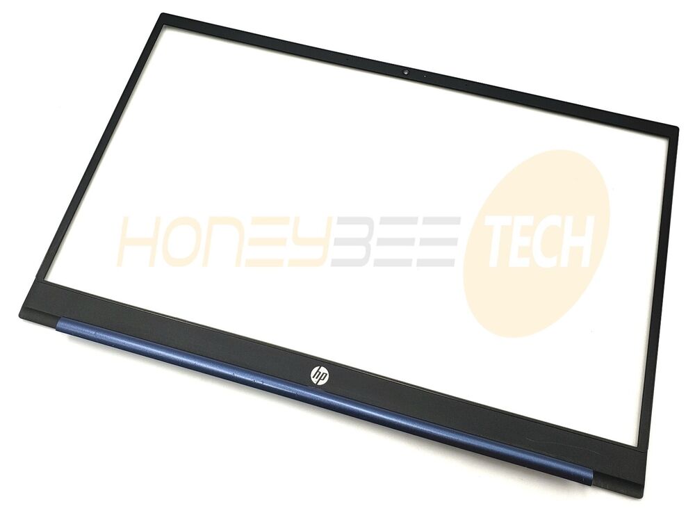 GENUINE HP PAVILION 15-EG0073CL LCD FRONT TRIM BEZEL FOG BLUE M33442-001 GRADE B - Honeybee-Technologies