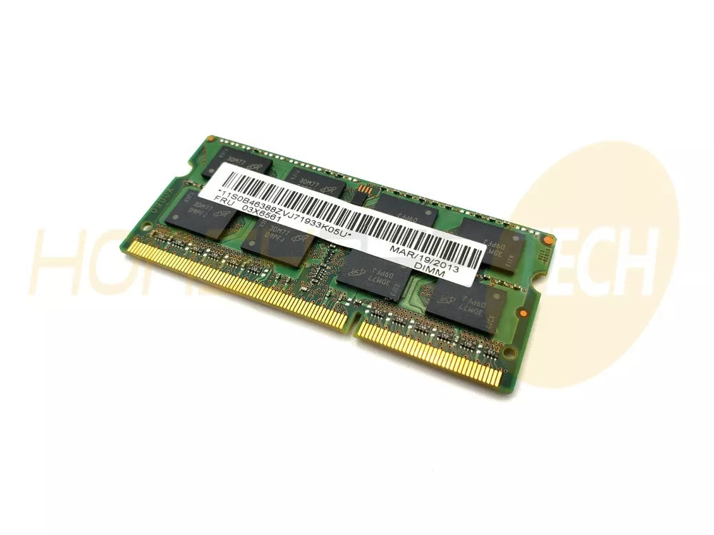 GENUINE LENOVO 4GB 2RX8 PC3-12800 SODIMM MEMORY RAM 55Y3717 03X6561 TESTED - Honeybee-Technologies