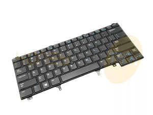 GENUINE DELL LATITUDE E6440 83-KEY LAPTOP KEYBOARD WITH BACKLIGHT 4CTXW GRADE A - Honeybee-Technologies