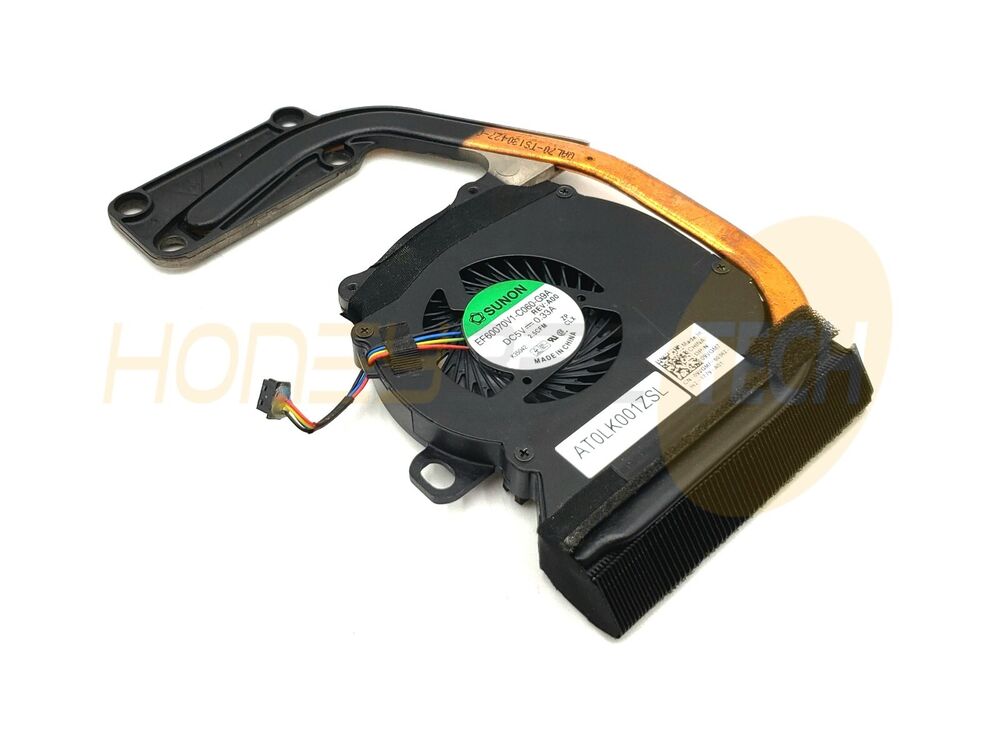 GENUINE DELL LATITUDE E6430S CPU COOLING HEATSINK/FAN ASSEMBLY 9VGM7 TESTED - Honeybee-Technologies