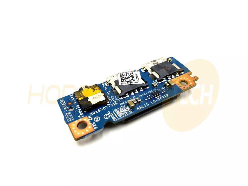 GENUINE DELL INSPIRON 5559 5759 LAPTOP USB/ AUDIO IO MODULE 2WMGK 02WMGK TESTED - Honeybee-Technologies