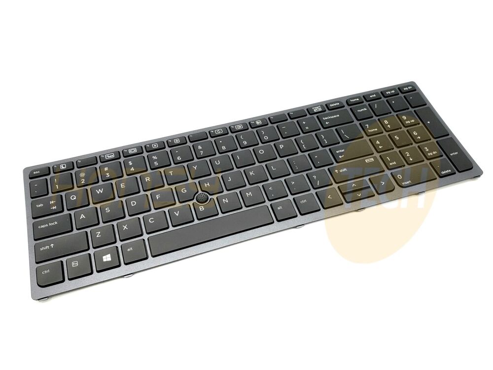 GENUINE HP ZBOOK 15 G3 LAPTOP BACKLIT KEYBOARD 848311-001 TESTED - Honeybee-Technologies