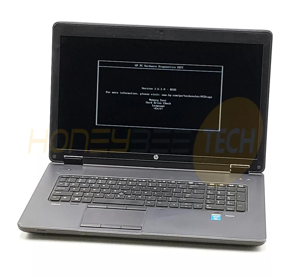 HP ZBOOK 17 G2 LAPTOP INTEL CORE i7-4810MQ 17.3" 8GB RAM NO HDD NO OS TESTED - Honeybee-Technologies