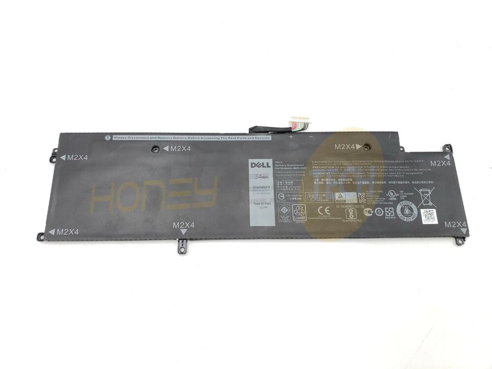 GENUINE DELL LATITUDE 7370 LAPTOP 34WHR BATTERY XCNR3 WY7CG 0WY7CG TESTED - Honeybee-Technologies