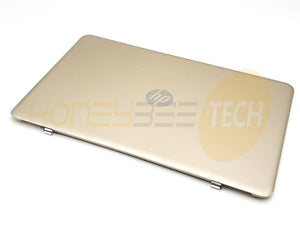 GENUINE HP PAVILION 15-AU020WM LCD BACK COVER REAR LID GOLD 856327-001 GRADE B - Honeybee-Technologies