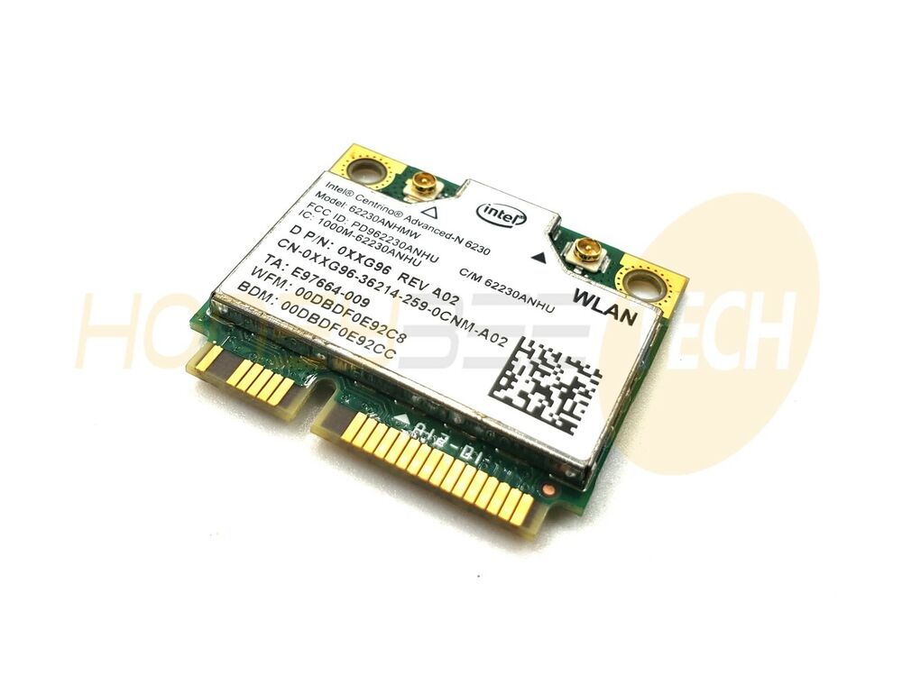 GENUINE DELL LAPTOP WIRELESS LAN CARD INTEL 6230 802.11 XXG96 0XXG96 TESTED - Honeybee-Technologies