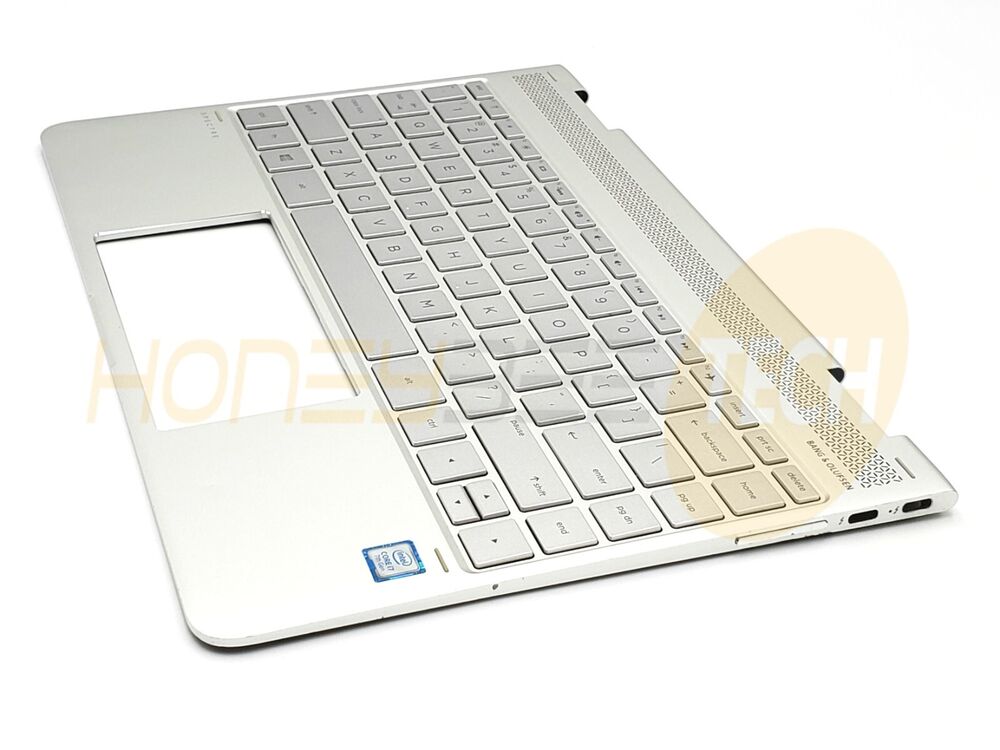 GENUINE HP SPECTRE X360 13T-AC000 PALMREST ASSEMBLY W/KEYBOARD 918027-001 TESTED - Honeybee-Technologies