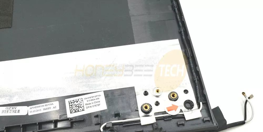 GENUINE DELL LATITUDE 3550 LAPTOP LCD BACK COVER REAR LID 7978F 07978F GRADE C - Honeybee-Technologies