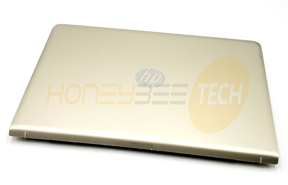 GENUINE HP PAVILION 14-BK061ST LCD BACK COVER SILK REAR GOLD 927907-001 GRADE C - Honeybee-Technologies