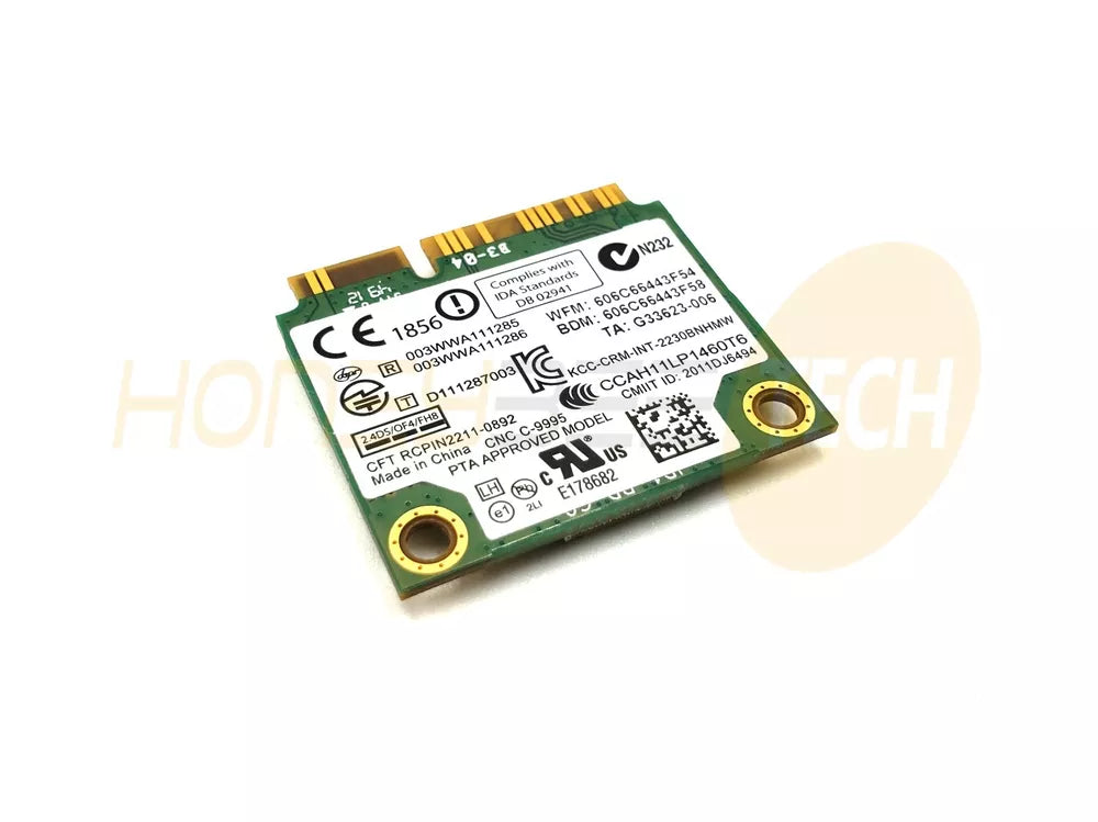 GENUINE LENOVO EDGE E531 E431 LAPTOP WIRELESS WIFI CARD 04W3765 TESTED - Honeybee-Technologies