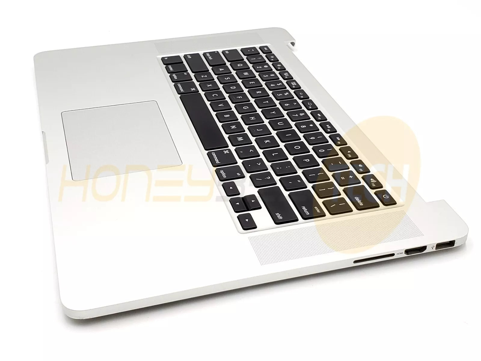 APPLE MACBOOK PRO LATE 2013 2014 A1398 PALMREST W/ KEYBOARD NO BATTERY 661-02536 - Honeybee-Technologies