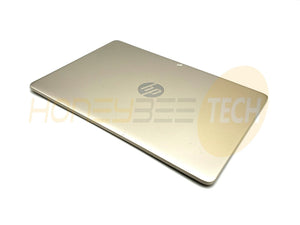 GENUINE HP 14-DQ0003DX LCD BACK COVER REAR LID PALE GOLD L66228-001 GRADE C - Honeybee-Technologies
