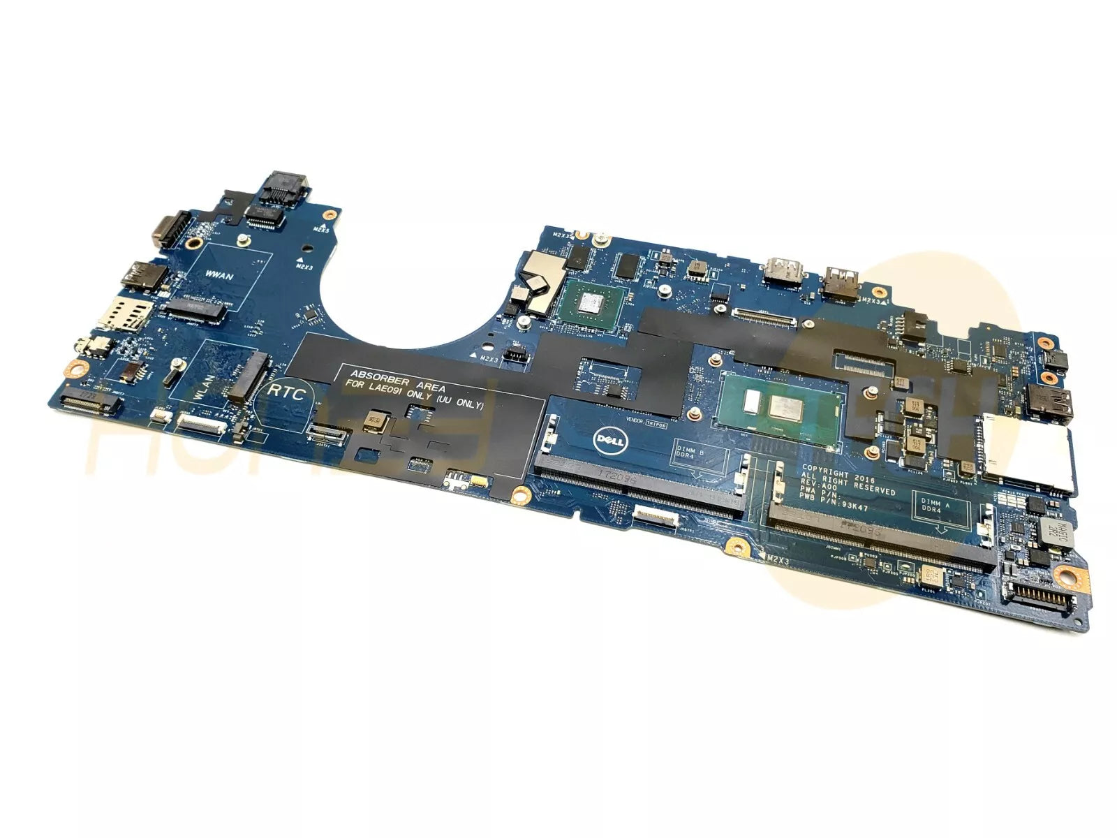 GENUINE DELL LATITUDE 5580 MOTHERBOARD i7-7600U 2.8GHZ LA-E092 7W357 TESTED - Honeybee-Technologies