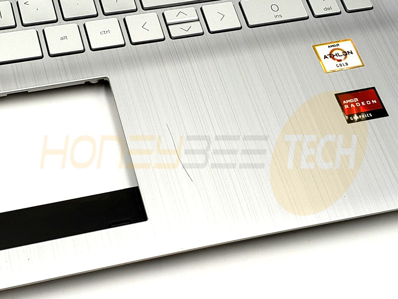 GENUINE HP 17-CP0076NR LAPTOP PALMREST WITH KEYBOARD ASSEMBLY M50458-001 GRADE B - Honeybee-Technologies