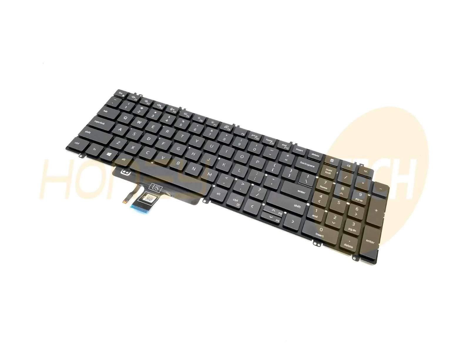 GENUINE DELL LATITUDE 5520 5530 LAPTOP BACKLIT KEYBOARD N7N16 0N7N16 TESTED - Honeybee-Technologies