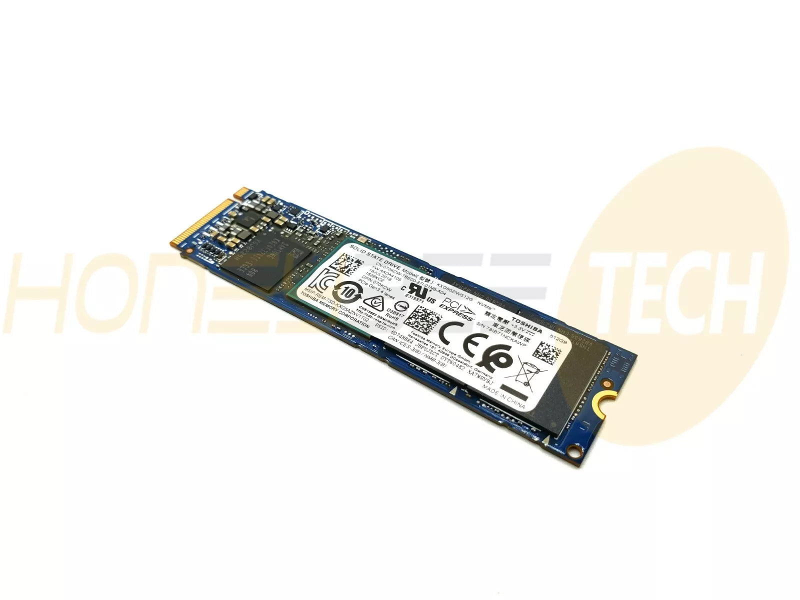 GENUINE DELL 512GB M.2 SSD SOLID STATE DRIVE NVMe 80MM KXG50ZNV512G 70KCW TESTED - Honeybee-Technologies