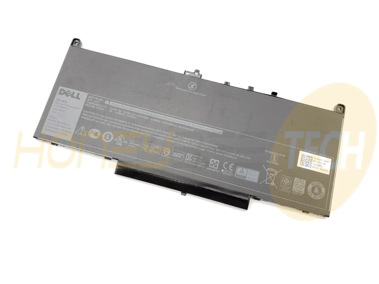 GENUINE DELL LATITUDE E7270 E7470 LAPTOP 4CELL 55WHR BATTERY 1W2Y2 J60J5 TESTED - Honeybee-Technologies