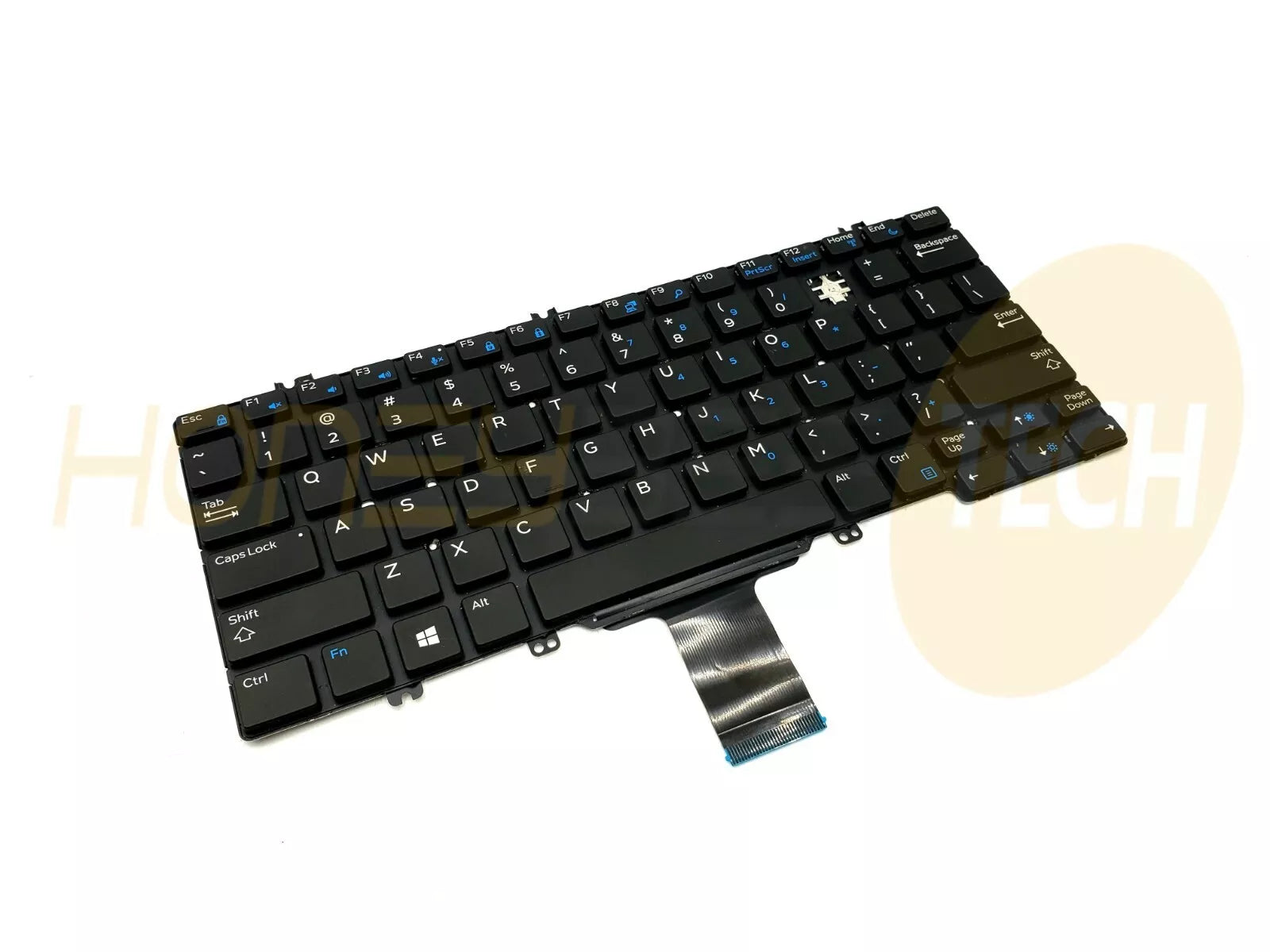 GENUINE DELL LATITUDE 7280 5289 5280 US KEYBOARD NON-BACKLIT GDRR0 WITH DEFECT - Honeybee-Technologies