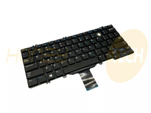 GENUINE DELL LATITUDE 7280 5289 5280 US KEYBOARD NON-BACKLIT GDRR0 WITH DEFECT - Honeybee-Technologies