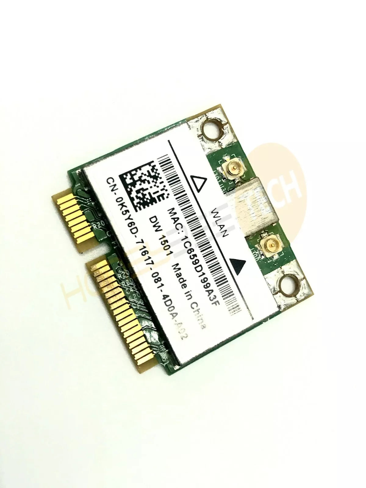 GENUINE DELL LATITUDE E6420 WIRELESS CARD DW1501 HALF MINI CARD K5Y6D 0K5Y6D - Honeybee-Technologies