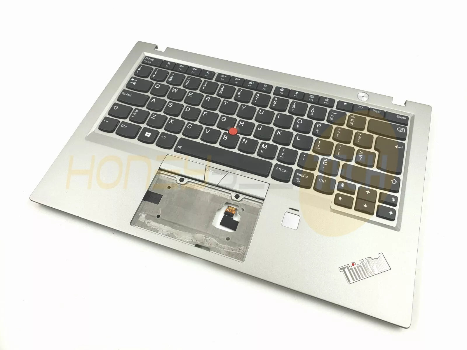 GENUINE LENOVO X1 CARBON 5TH PALMREST W/KEYBOARD W/FPR FRENCH CANADIAN 01LX580 - Honeybee-Technologies