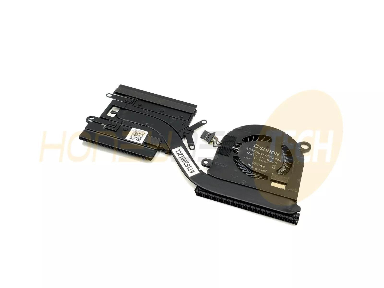 GENUINE DELL LATITUDE 5289 CPU COOLING HEATSINK/FAN ASSEMBLY R2X0G 0R2X0G TESTED - Honeybee-Technologies
