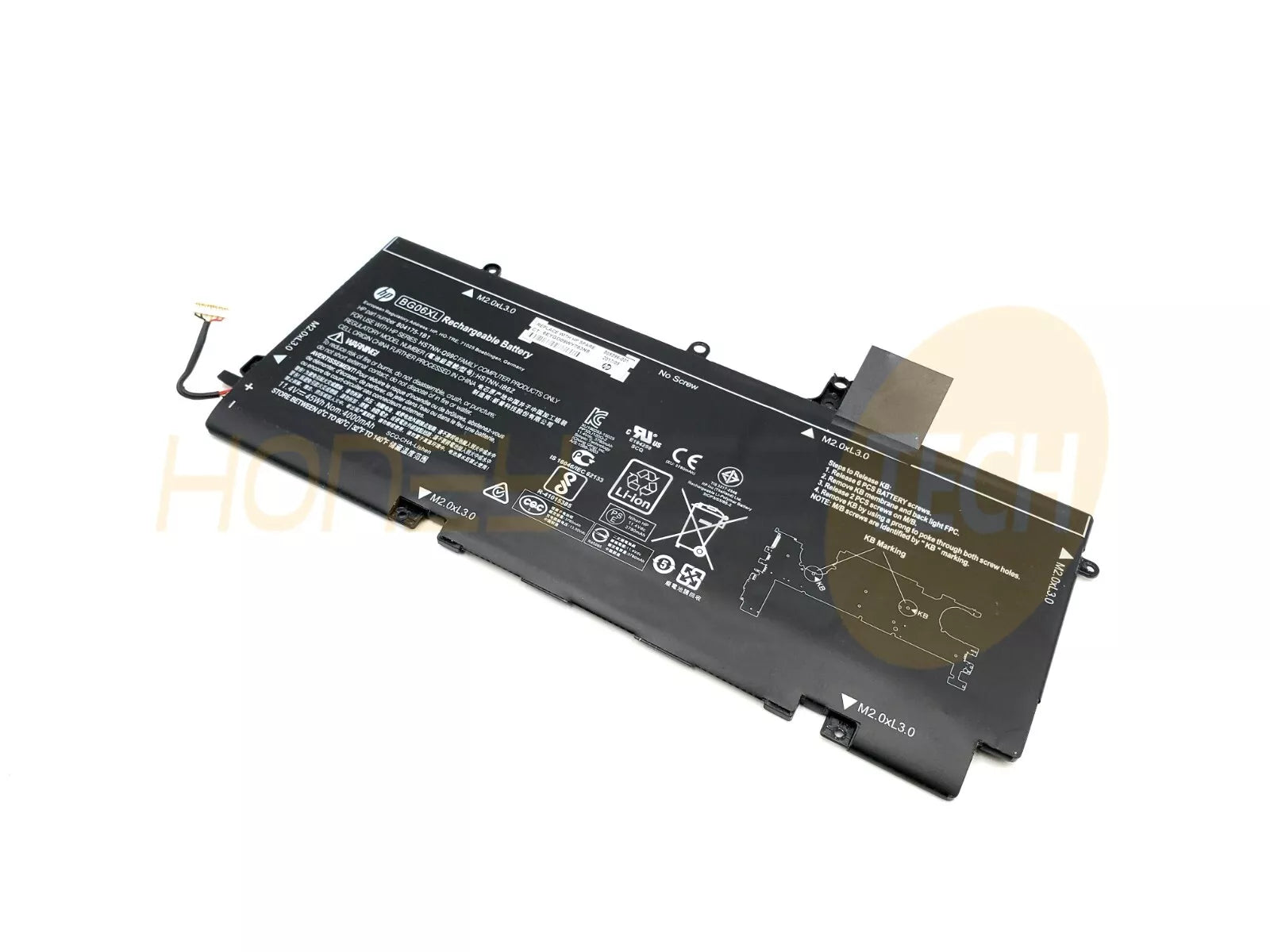 GENUINE HP ELITEBOOK FOLIO 1040 G3 6CELL 45WHR BATTERY BG06XL 805096-001 TESTED - Honeybee-Technologies