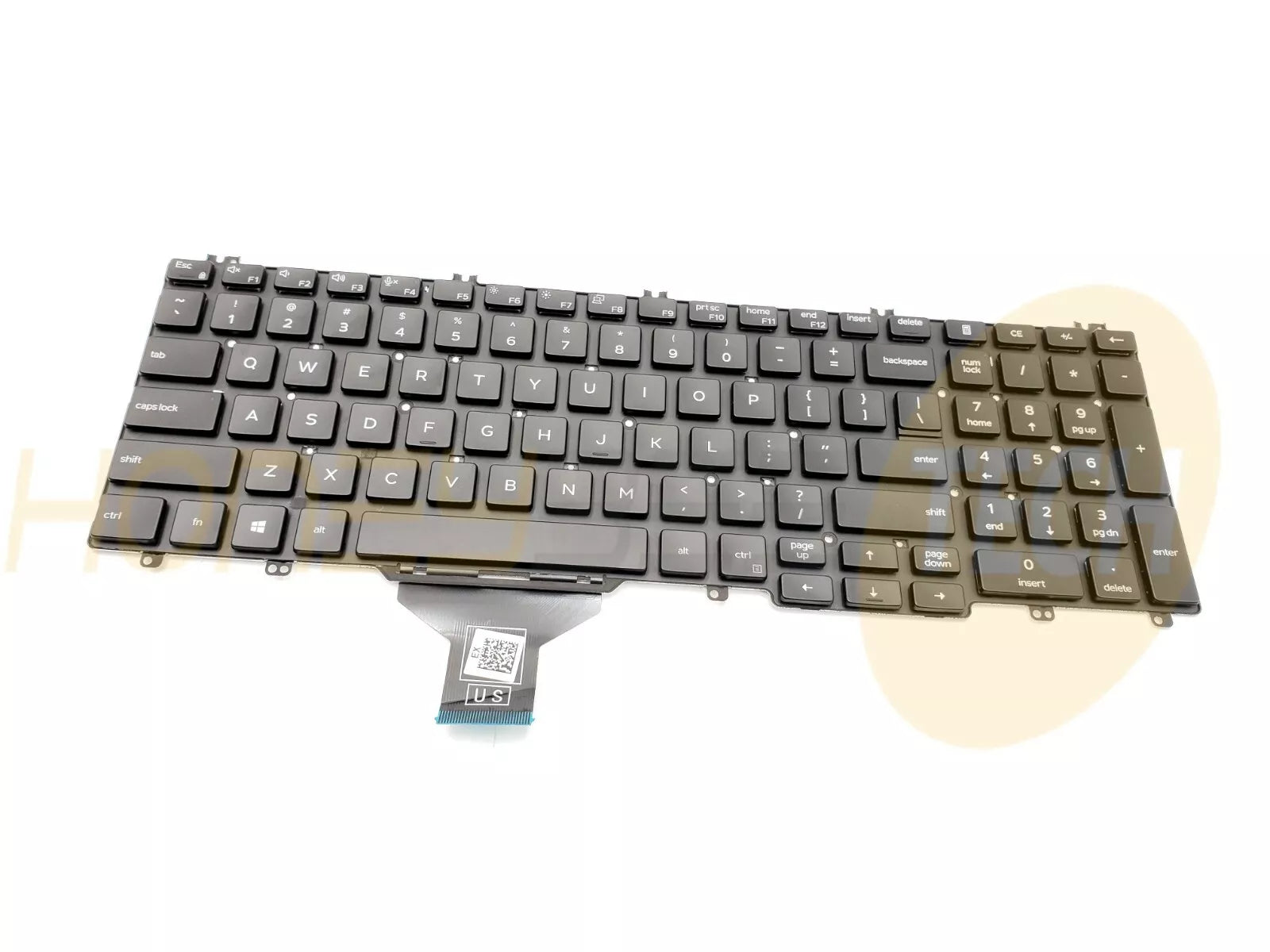 GENUINE DELL LATITUDE 5500 PRECISION 3540 102KEY KEYBOARD NON-BACKLIT DJXM0 - Honeybee-Technologies