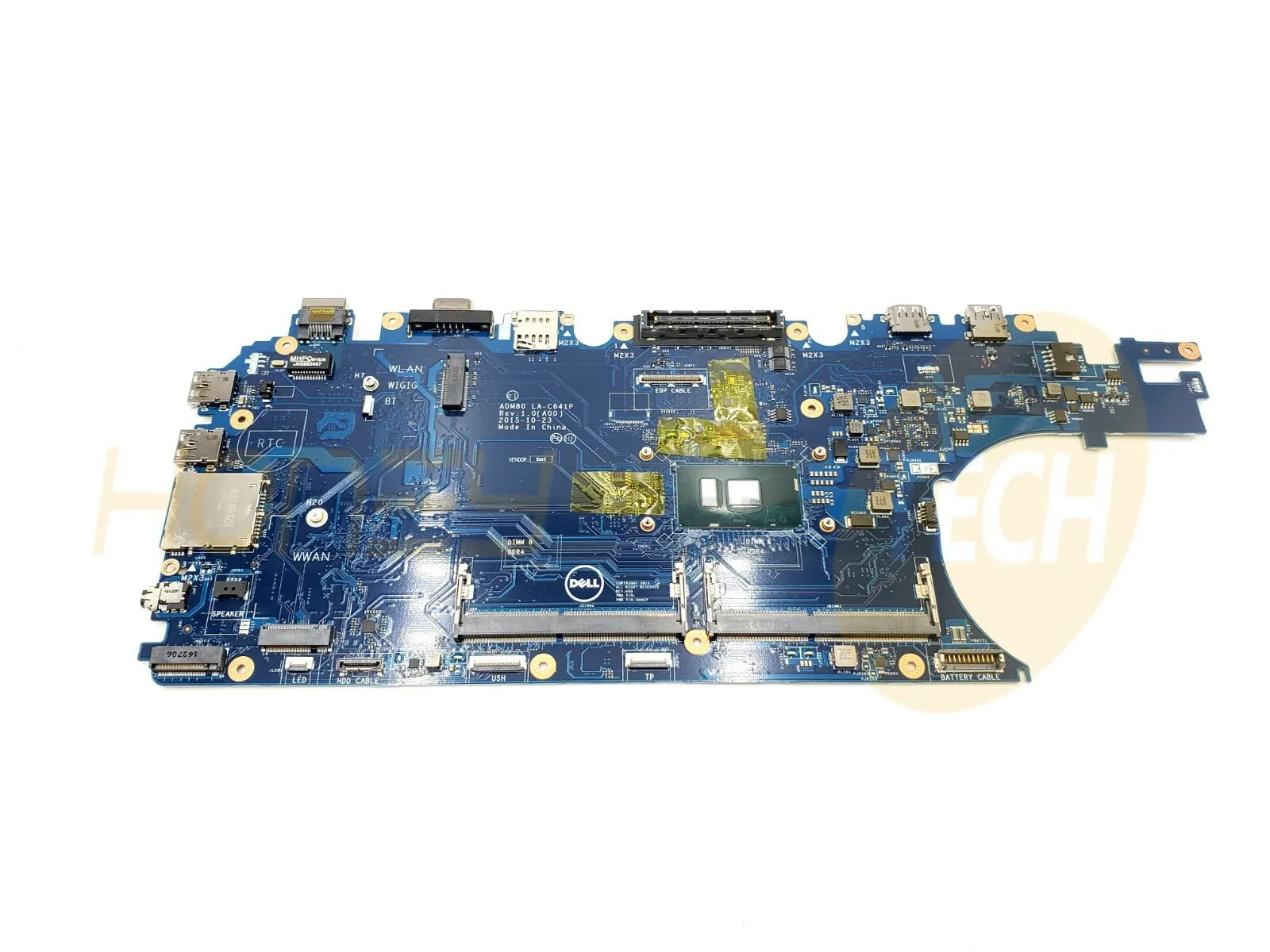 GENUINE DELL LATITUDE E5570 LAPTOP MOTHERBOARD i3-6100U MJJCK 0MJJCK TESTED - Honeybee-Technologies