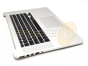 APPLE MACBOOK PRO LATE 2013 2014 A1398 PALMREST W/ KEYBOARD NO BATTERY 661-02536 - Honeybee-Technologies