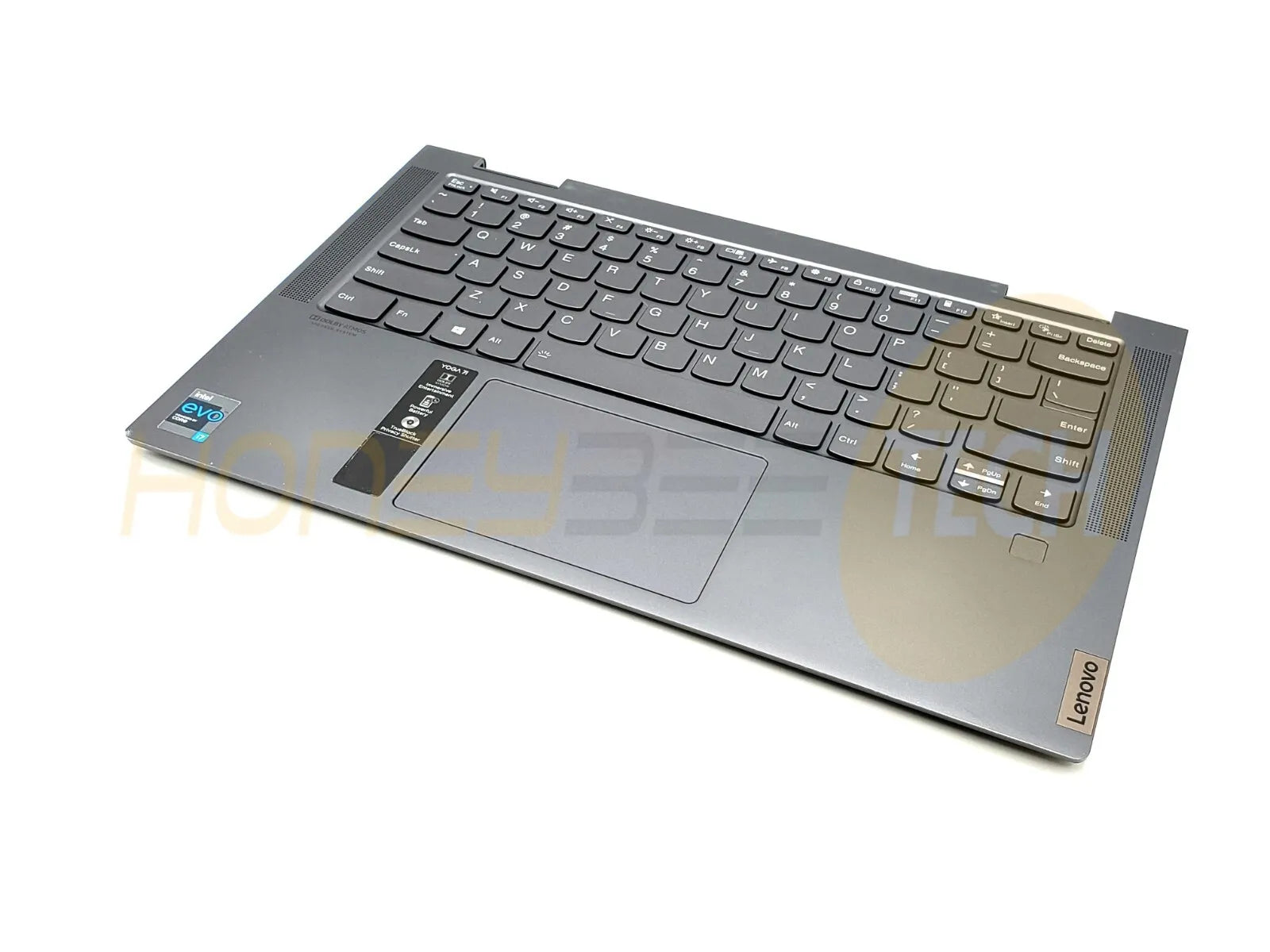 GENUINE LENOVO YOGA 7-14ITL5 PALMREST TOUCHPAD W/KEYBOARD 5CB1A16231 GRADE B - Honeybee-Technologies