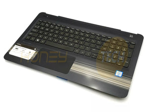 GENUINE HP PAVILION 15-AU020WM PALMREST TOUCHPAD NON-BACKLIT KEYBOARD 856028-001 - Honeybee-Technologies