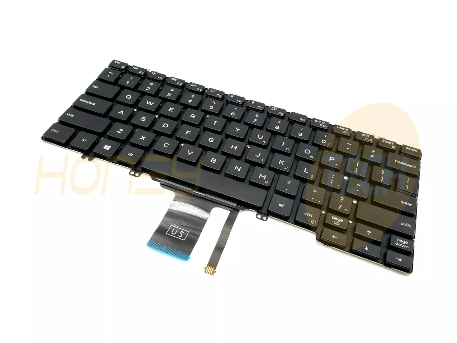 GENUINE DELL LATITUDE 5300 LAPTOP BACKLIT KEYBOARD 2TR2K 02TR2K TESTED - Honeybee-Technologies