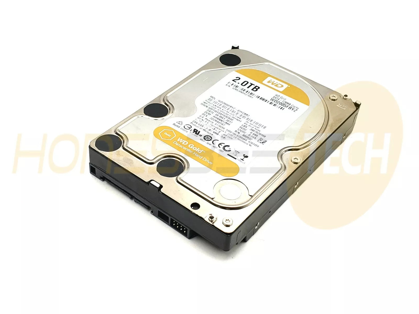 WESTERN DIGITAL GOLD 2TB SATA HARD DRIVE 3.5" 7.2K WD2005FBYZ-01YCBB2 TESTED - Honeybee-Technologies